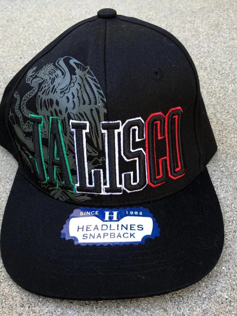 WYNN HEADWEAR Jalisco Mexico Snapback Hat Men's Embroidered Cap BRAND NEW
